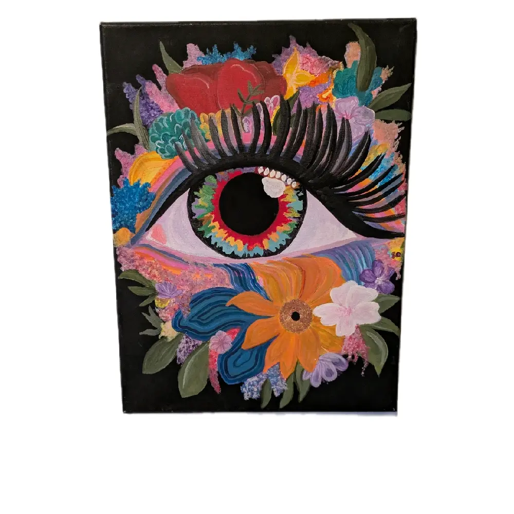 Creative Eye original acrylic painting 12x16 stretched canvas