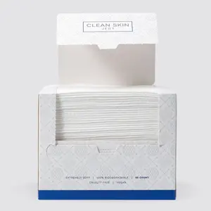 Clean Skin Cleaning Towels Large size,USDACertifiedBiobased,ClinicallyAccepted,Makeup removal & sensitiveskincare,50 count resealable pack Facial WipesCleansingCleanser dry face wipe makeupremover dry wipe Daily Gentle