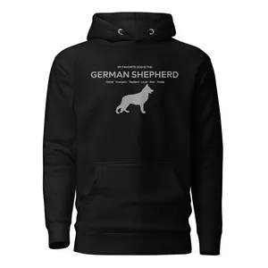 German Shepherd: Unisex Hoodie