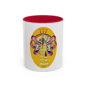 Archangel Raziel Mug, Angel Number Mug, Ceramic Mug, Colorful Mug, Spiritual Gift, 11 oz. Mug