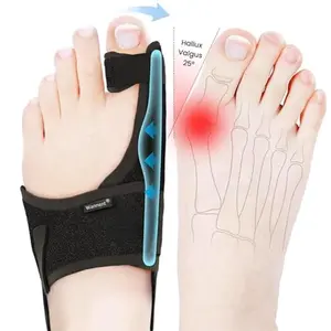2026 New Bunion Corrector for Women & Men - Adjustable Big Toe Separator for Pain Relief - Orthopedic Toe Corrector for Hallux Valgus - Day & Night Support - 1 Pair