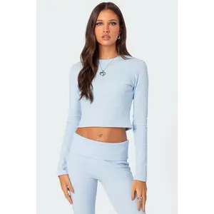 Coffee Break Ribbed Top