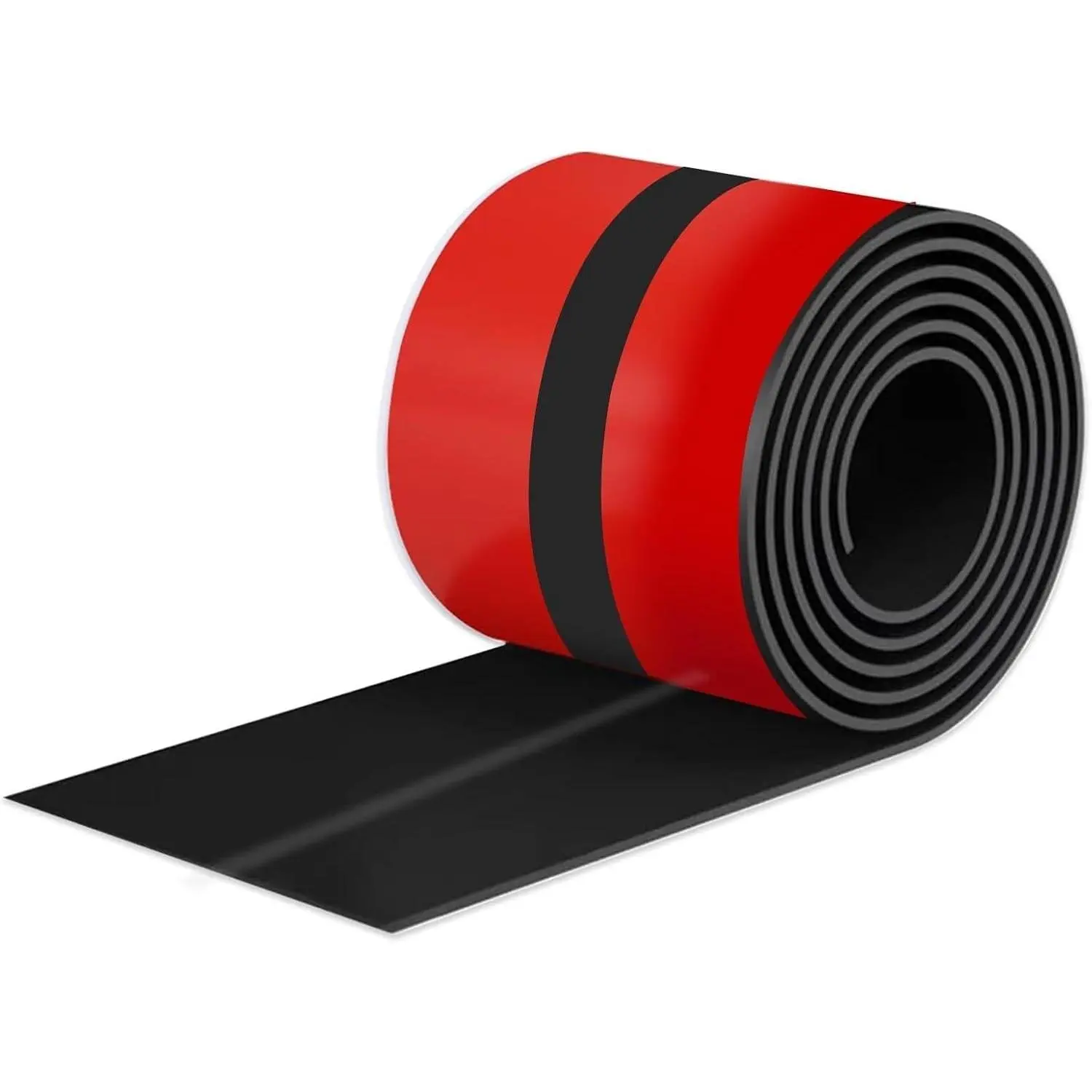 Black Wall Ceiling Molding Trim 2.4 Inch x 20 Feet, Corner Protector Edge Guard Peel and Stick Wall Trim Moulding Corner Molding Trim Caulk Strip, Self Adhesive Trim for Wall Edge, Ceiling, Countertop