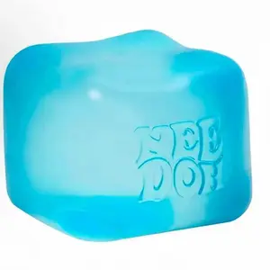 NeeDoh Cube Nice Cube - Satisfying Cube Squeeze Toy - Soft Squeeze Toy in Assorted Colors - Fun for Ages 3 and Up Limited Edition