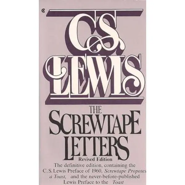 Used Literature Book - The Screwtape Letters by C.S. Lewis (Soft Cover, English) - Fiction Books, Reading Materials with Astute Insights