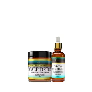 Scalp Detox & Hair Growth Oil Duo for Itchy Scalp, Buildup & Thinning Hair