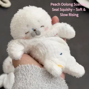 Stress-Relieving Cute Seal Plush Pendant, Scented Bean Bag DIY Squishy Toy, Keychain & Bag Doll Decoration