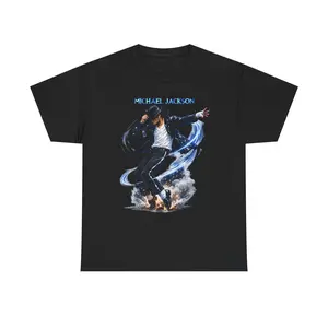 Silhouette Pop Star Dance Graphic Tee Michael Jackson Unisex T-Shirt