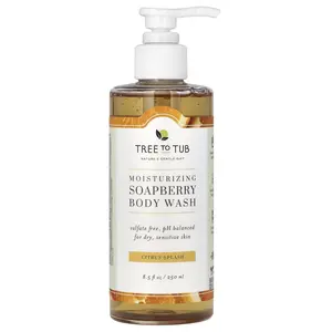 Tree To Tub Moisturizing Soapberry Body Wash, Citrus Splash, 8.5 fl oz (250 ml)