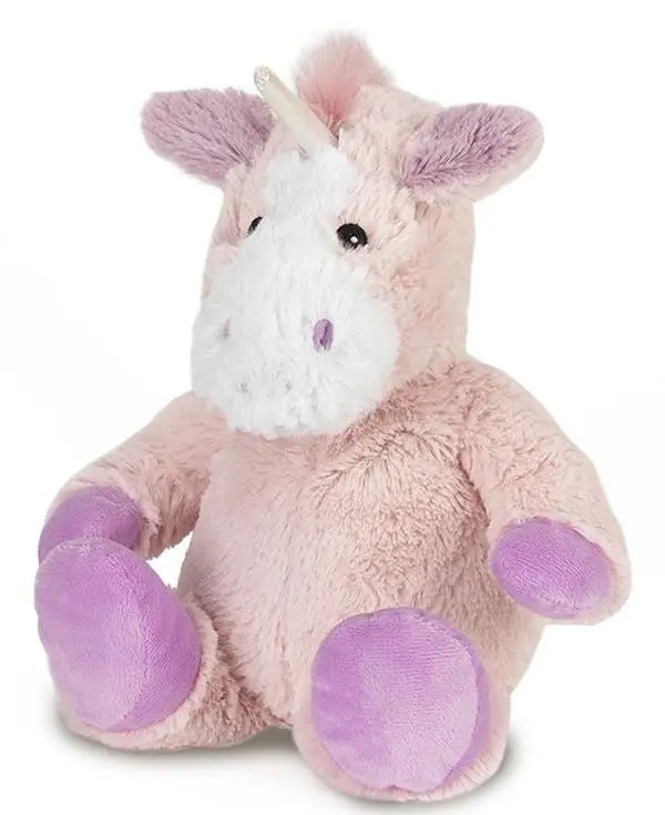 UNICORN WARMIES Heatable Toy - Unicorn Theme Plush Fabric Cozy Lavender Scented Stuffed Animal for Kids