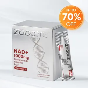 ZOOONE 1000mg NAD+ Berry Flavor Drink Mix for Skin Aging Support, Energy, and Focus[30 Pack]-T4 Antioxidant Supplement Dietary