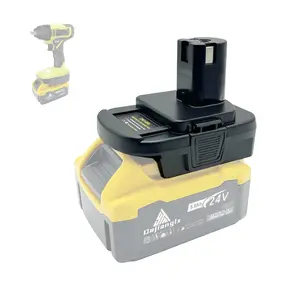 Adapter for DeWalt 18V 20V 21V to Ryobi Battery,Battery Adapter for Ryobi 18V Lithium-Ion Cordless Tools(Adapte only)