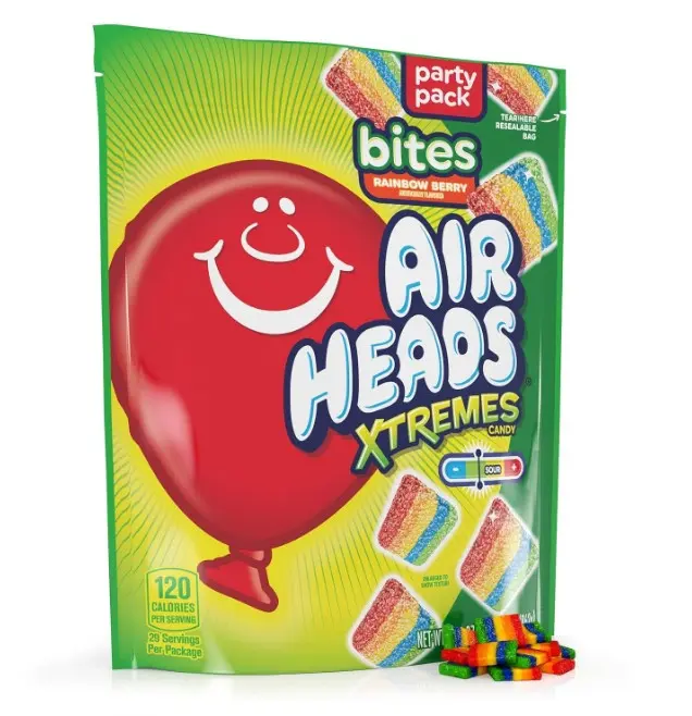 Airheads Xtremes Sour Candy Bites, Rainbow Berry, 30.4 Ounce Bag | Individually Wrapped Bulk Chewy Sweet & Sour Candy, Artificially Flavored