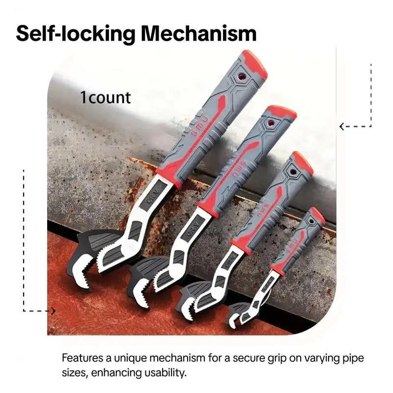 Adjustable Slot Joint Pliers, Heavy-Duty Water Pump Pliers, Multi-Purpose Professional Elbow Pump Pliers, Industrial Hand Tools, Men's Gift, Adjustable Wrench Plier
