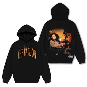 The Fall-Off Album - J. Cole 2026 V2 Merch Premium Cotton Hoodie T-Shirt For J. Cole Fan, Disc 29, Disc 39 Hip-Hop Shirt, The Fall-Off Tour Merch, Jermaine Lamar Cole Fan Graphic Tee, Cole World Music Fan Merch Shirt