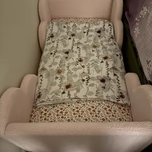 Lilypelle Toddler Bed Frame, Toddler Floor Bed Frame with Extra Safty Broad, Standard Crib Size Toddler Bed, Certified Fabric Toddler Beds Frame, Mattress Not Included