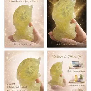 decor office livesale Citrine Dolphin Carving Abundance Joy Positive Energy Polished Translucent Freestanding 1 00 lb 454 g Unique Color Natural Markings crystals crystal collector