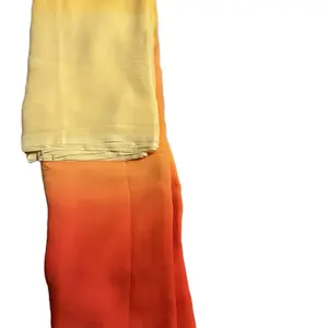 Chiffon saree mix colors Indian and Nepali were