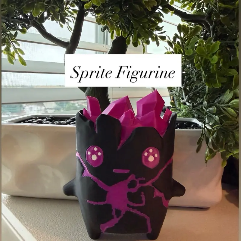 Sprite Figurine | 5inch 3D Printed Collectible for Fans