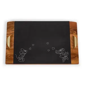 Toscana Mickey & Minnie Mouse Covina Slate Charcuterie Tray