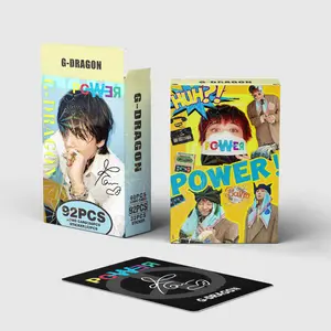 Star Gd Collection Stickers & Dual-Sided Photo Cards Set (32 Stickers, 60 Photos), Perfect Room Decor & Notebook Decoration Gift Sticker Packs