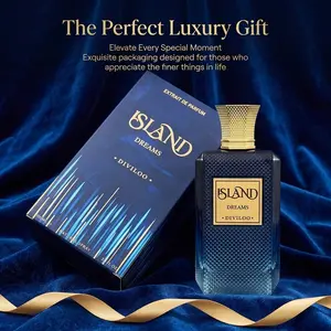 100ML Vanilla Coconut Perfume for Women Men, Island Dreams Tropical Gourmand Eau De Parfum, Long Lasting Scent for Summer Vacations, Citrus Gourmand Vanilla