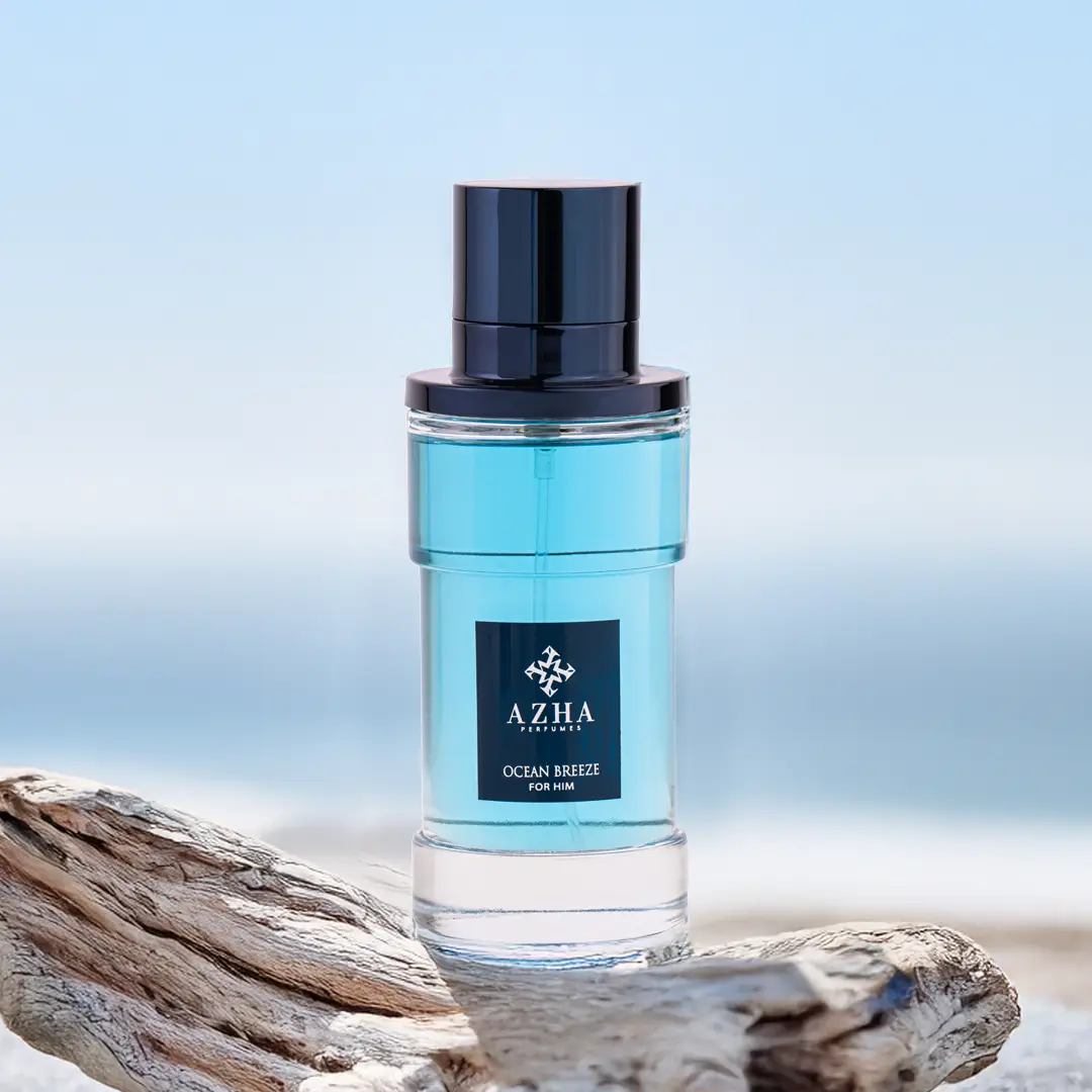 Ocean Breeze by Azha Perfume - Eau De Parfum 100ml (3.4 fl oz) for Him | Fresh Aquatic Scent with Lemon & Lavender