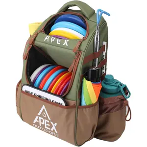 Disc Golf Bag, Large Disc Golf Backpack Holds Over 21 Discs, Durable & Lightweight with Multiple Storage Pockets