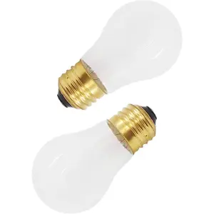 8009 Bulb 40w 130v E26 Replacement Light Specially Designed to Withstand  Temperatures Often  to Light The Inside of Refrigerators and Ranges (2pcs)