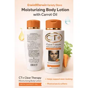 CT+ Carrot Moisturizing Body Lotion and Face soap