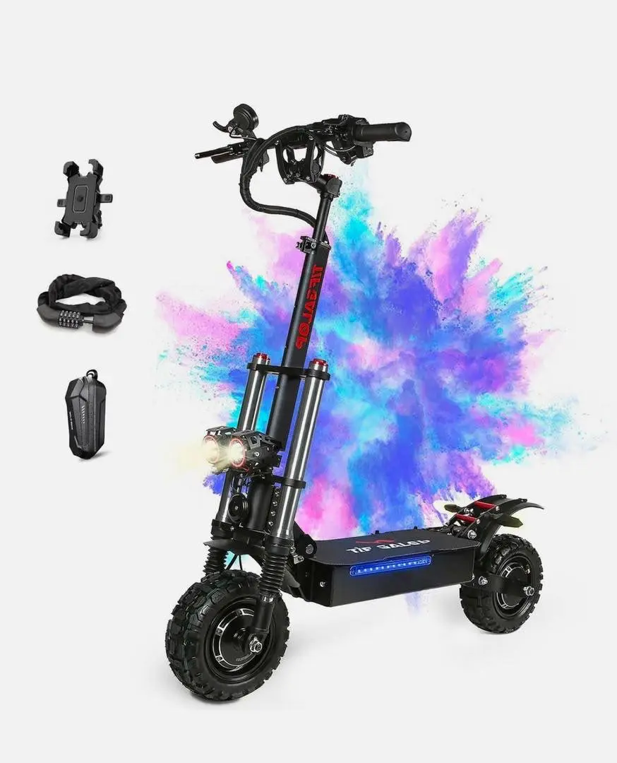 T88 Dual Motor 2800W 60V 27AH Scooter Electric Adult 50 MPH With Seat Folding
