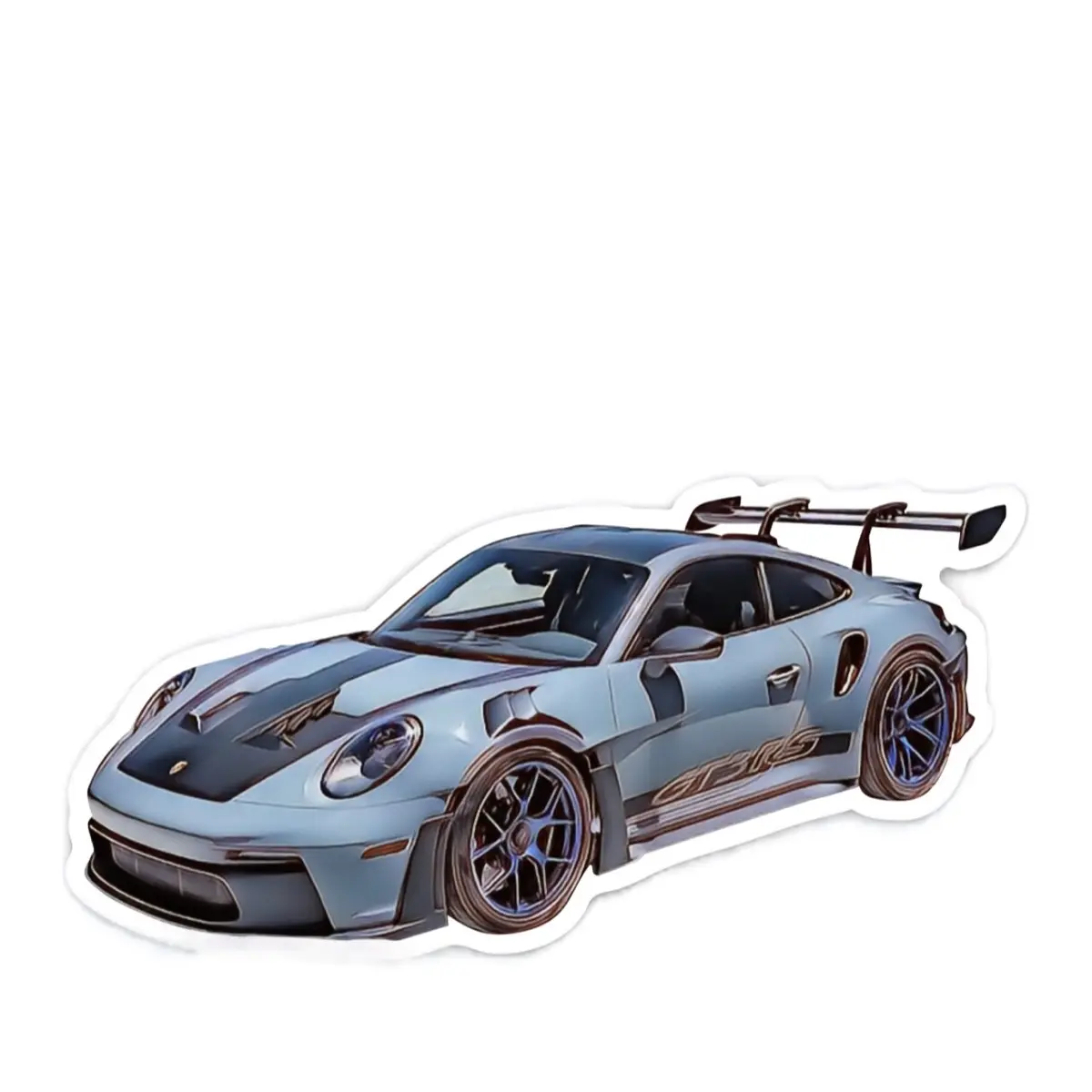 992 Porsche GT3RS Sticker