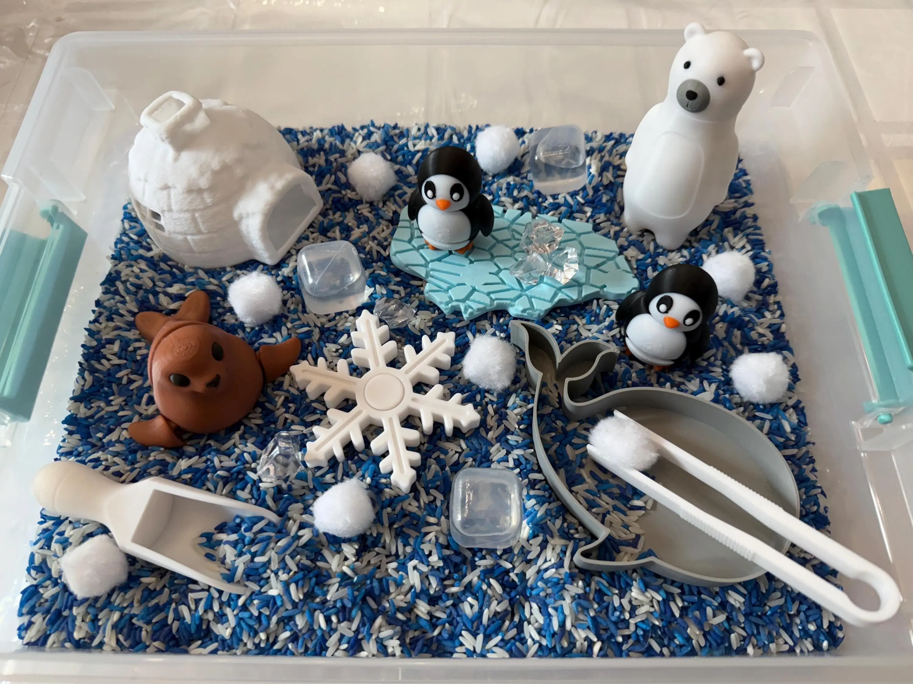 Arctic Adventure Sensory Bin, Classic Novelty Stress Relief Toy for Kids