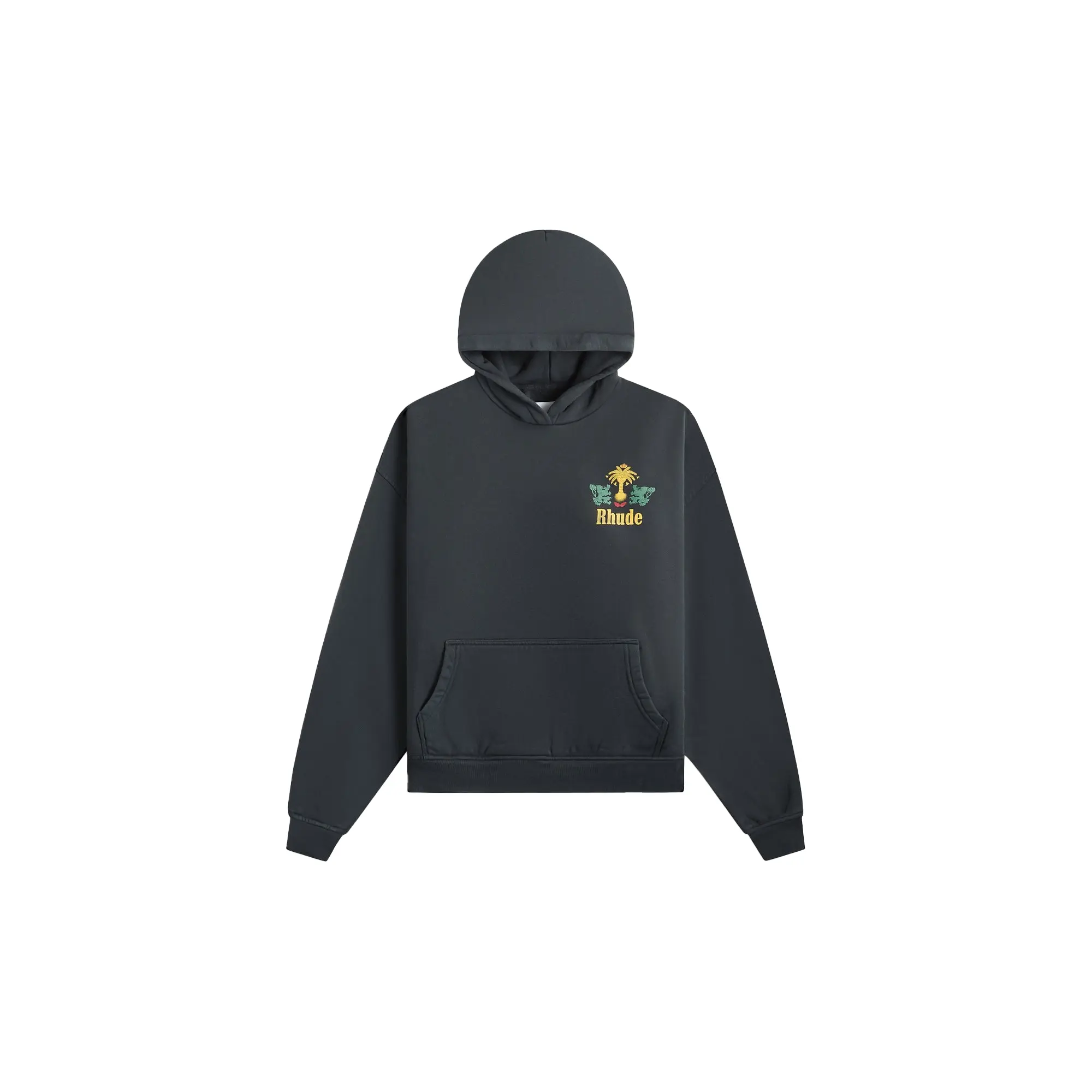 Rhude Tabaco Hoodie "Vtg Black" RHSS25HO03012 2306