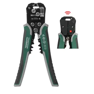TESMEN TWS-322 Wire Stripper Self Adjusting Cable Stripping tool with Non-Contact Voltage Detection, 4-in-1 Automatic Wire Pliers, Universal Wire Cutters and Crimping Tool, for 10-24 AWG Electrical Wire