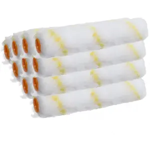 10 count 6 Inch  Roller Covers, Microfiber  Roller for Painting, Walls, Ceilings, Clean Stains