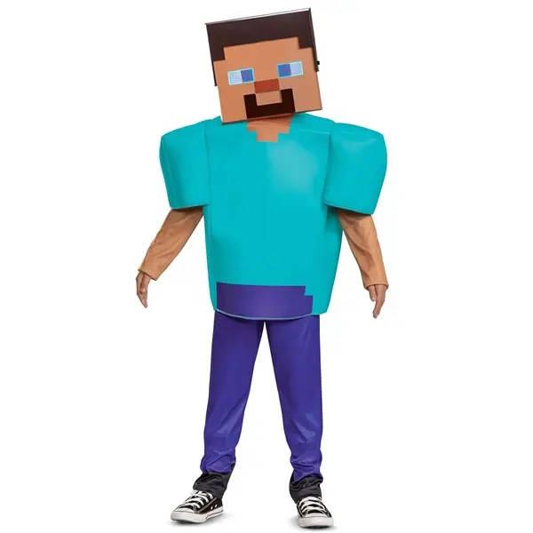 Kid's Deluxe Minecraft Steve/Herobrine Costume