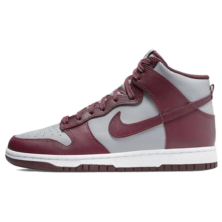Nike Dunk High Dark Beetroot' Durable Non-slip Skate Shoes Men's DD1399-600