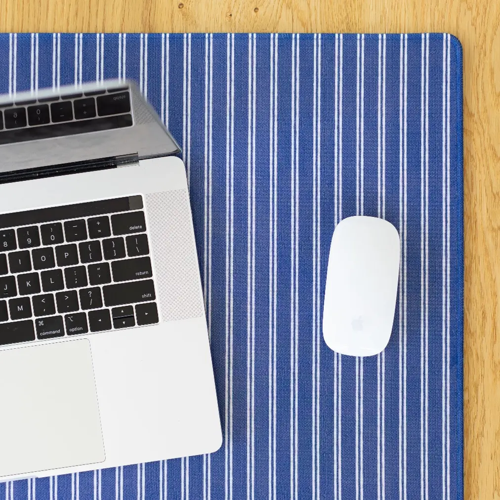 Navy Pinstripes