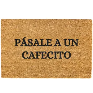 Pasale a un cafecito doormat, Welcome Mat, Funny Door mat, Spanish Doormat