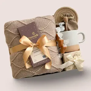 NEW Sending hugs for her, Care package for friend, Comfort gift box, Get well soon, Recovery gift set, Warm cozy, friendship, Gift for women