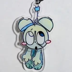 C.L.O.C.K Keychain 2.5 in, ITFT, Derpadon, Moving Keychain, youtube