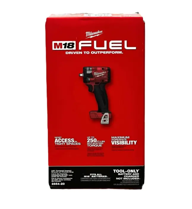 Milwaukee M18 Fuel 2854-20 Compact 3/8" Impact Wrench, MSRP $249