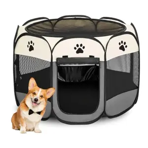 ‌Portable Dog Playpen Indoor Outdoor for Small Dogs Cats Puppy Tent Crates Cage Removable Zipper Top Lightweight Easy Setup MultiLevel Pet Enclosure‌