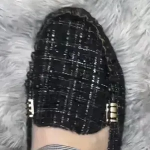 Women's Fashionable Plaid Pattern Slip on Flats, Casual Comfortable Flat Shoes for Daily Wear, Lightweight Breathable Shoes for Women & Girls, Casual Trendy Flat