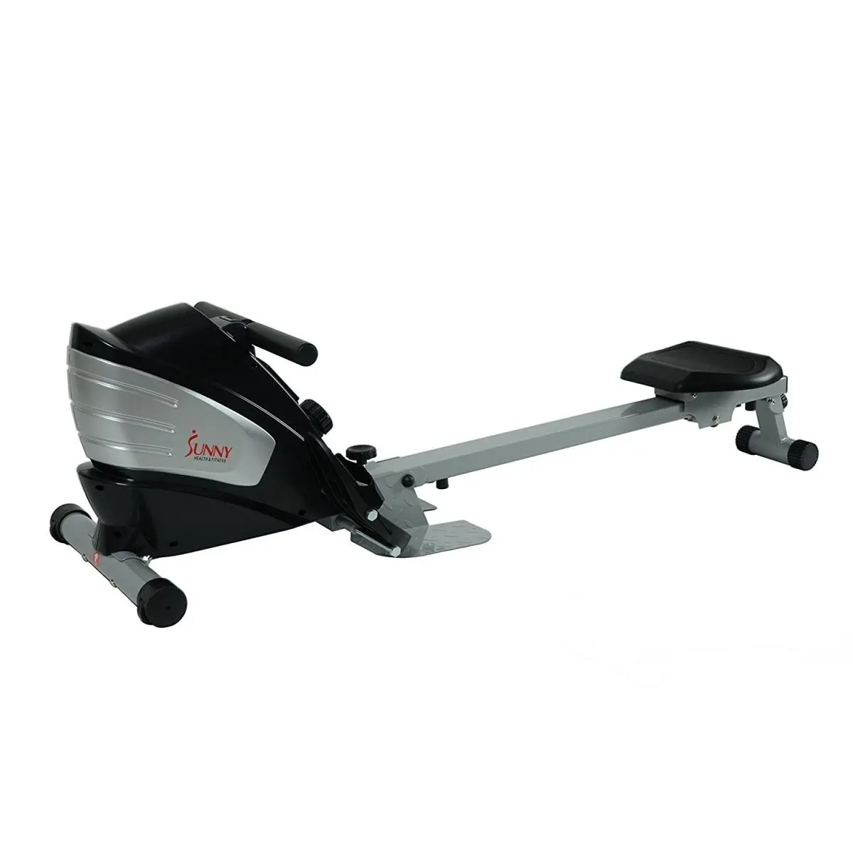 212 MAIN Dual Function Magnetic Rowing Machine - 8-Level Resist, Dual Plates, Adjustable Resistance, Cardio & Back Workout Fitness Equipment