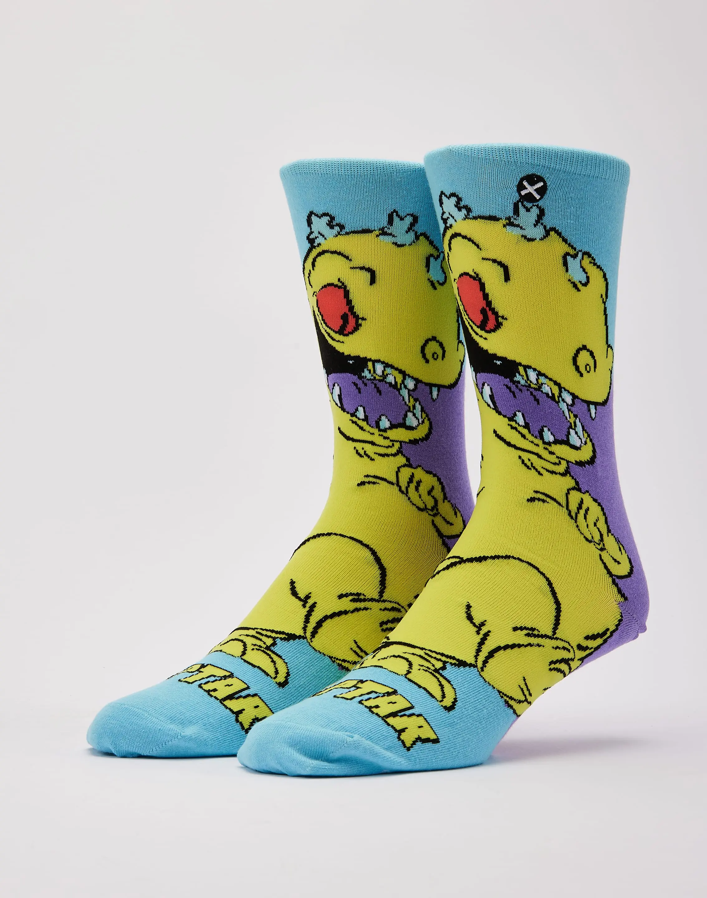 Mens Odd Sox Rugrats Reptar Crew Socks