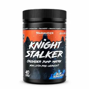 Knight Stalker Non-Stim Pre-Workout 40 Servings Marauder Energy & Nutrition Zero Stimulant
