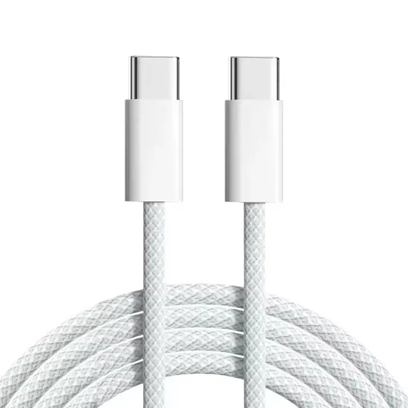 2 pack 3ft 60W Braided Charger Cable Type c to Type C for iPhone 15 60W Fast Charging Data Cable for iPhone 15 Pro Max USB C Cable