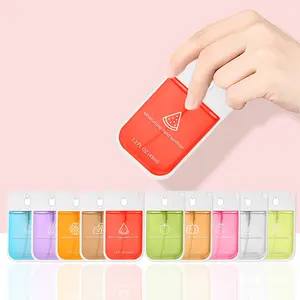 1 count/4counts Portable Travel Hand Sanitizer Spray, Moisturizing Fruit Plant Scented Hand Sanitizer, Fragrance Hand Cleaning Products for Women & Girls, Mini Travel Products, Gift